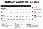 Legendary 'Cutdown' Collarless Cropped Black Denim Motorcycle Vest