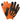 Legendary 'Spitfire' Rust/Black Deerskin Short Wrist Touchscreen Motorcycle Gloves