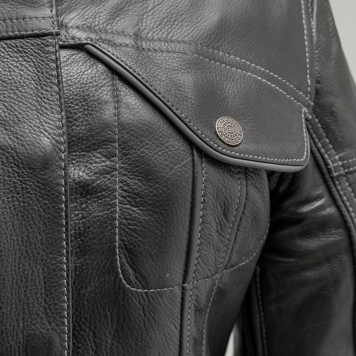 Outlander - Women's Motorcycle Leather Jacket - Legendary USA