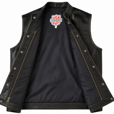 Legendary Reckless Outlaw Aged Leather Vest