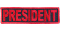 President Patch Red