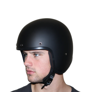 Daytona Cruiser Open Face Motorcycle Helmet - Visor & Graphics - Captain America | DOT Approved
