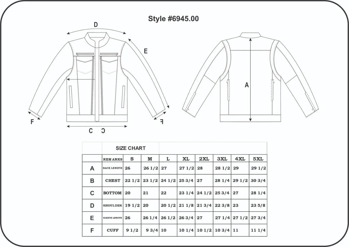 Back view of Unik men's leather motorcycle jacket, with closer view of trim and finish