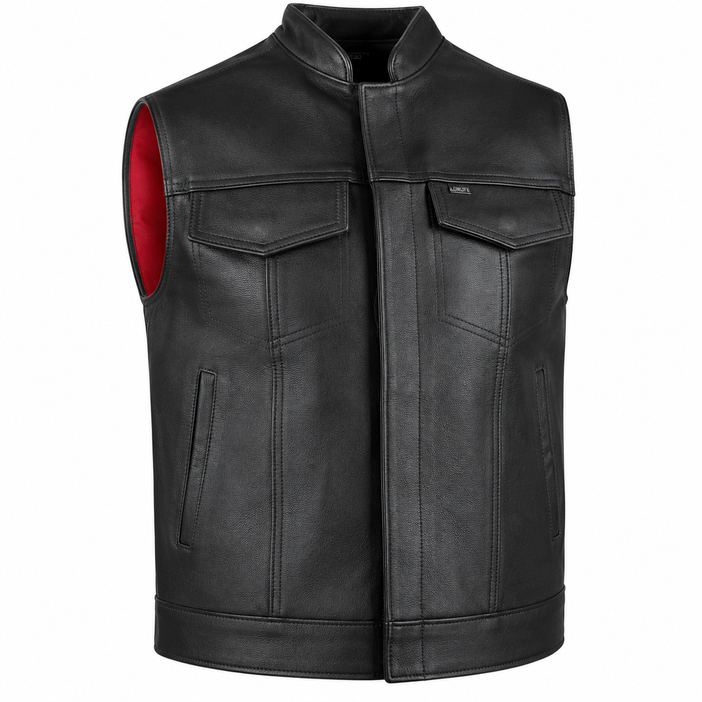 Legendary Reaper Men's Leather Club Vest