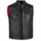 Legendary Reaper Men's Leather Club Vest