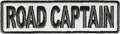 REFLECTIVE Motorcycle Club Road Captain Patch