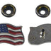 Replacement Enameled American Flag Snap Head Set (4) - Legendary USA