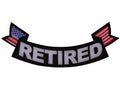 Retired Patch - Bottom Rocker With Flags