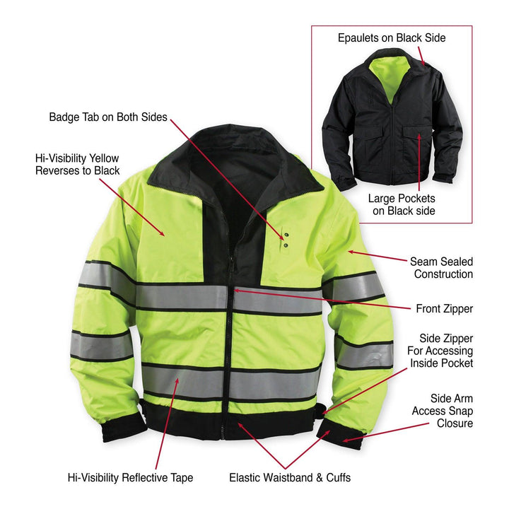 Reversible Hi-visibility Uniform Jacket by Rothco - Legendary USA