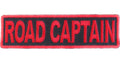Road Captain Patch In Red
