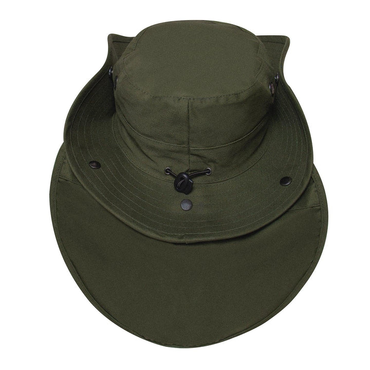 Rothco Adjustable Boonie Hat With Neck Cover - Legendary USA