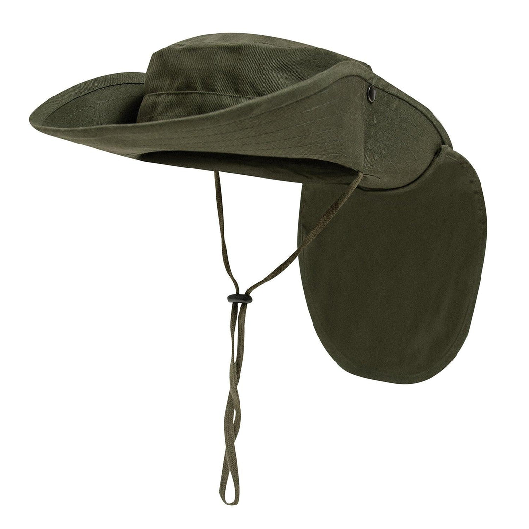 Rothco Adjustable Boonie Hat With Neck Cover - Legendary USA