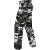 Front-facing view of Rothco men's camo camouflage tactical pants, shown on plain studio background