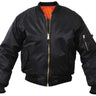 Rothco Mens Classic MA-1 Nylon Flight Jacket - Legendary USA