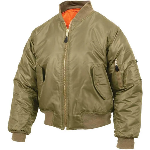 Rothco MA-1 Flight Jacket | Nylon Bomber Jacket Men's – Legendary USA