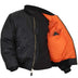 Rothco Mens Concealed Carry MA-1 Nylon Flight Jacket - Legendary USA