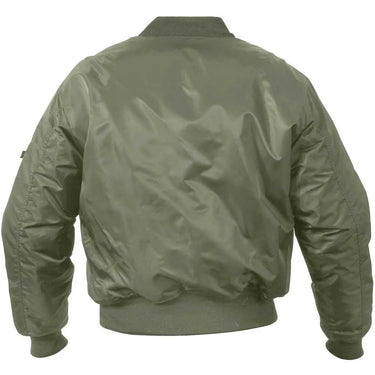 Rothco Mens Concealed Carry MA-1 Nylon Flight Jacket - Legendary USA