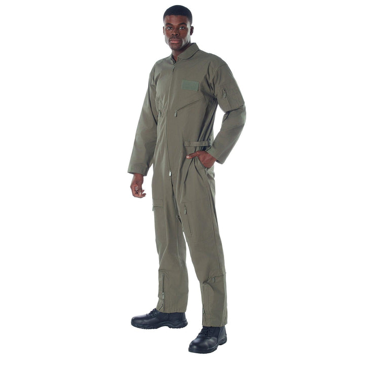 Rothco Mens CWU-27/P Military Flight Suit (Foliage Green) - Legendary USA