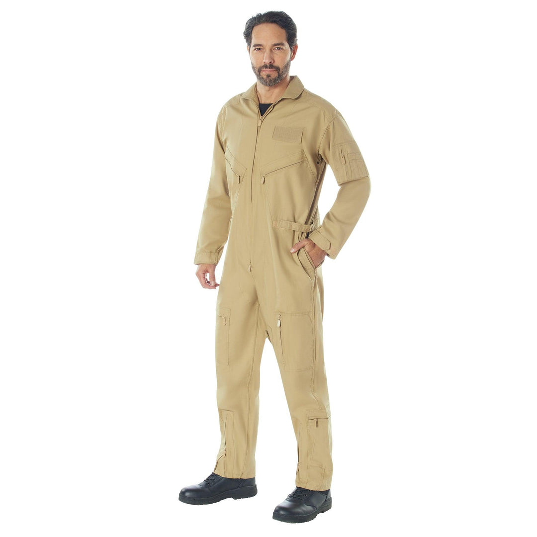 Rothco Mens CWU-27/P Military Flight Suit (Khaki) - Legendary USA