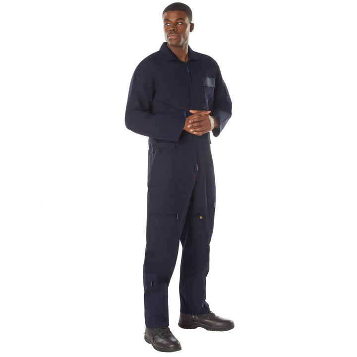 Rothco Mens CWU-27/P Military Flight Suit (Navy Blue) - Legendary USA