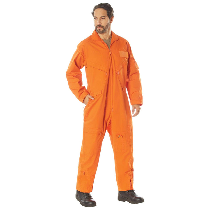 Rothco Mens CWU-27/P Military Flight Suit (Orange) - Legendary USA