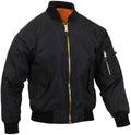 Size: 3XL Rothco Mens Lightweight MA-1 Nylon Flight Jacket - Final Sale Ships Same Day