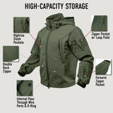 Rothco Mens Tactical Special Ops Soft Shell Jacket - Legendary USA