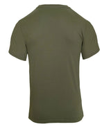 Detail view of Rothco Mens Vintage Army Air Corps T-Shirt, showing detailed construction features