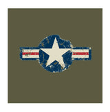 Rear view of Rothco Mens Vintage Army Air Corps T-Shirt, showing rear panel detail