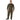 Alternate angle of Men's Rothco fatigue shirt, with closer view of trim and finish