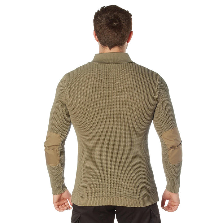 Rothco Mens WWII Vintage Mechanics Sweater - Khaki - Legendary USA