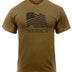 Front-facing view of Rothco 'Murica US Flag T-Shirt, shown on plain studio background