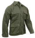Sizes: M & XL Rothco Poly/Cotton Twill Solid BDU Shirts FINAL SALE SHIPS SAME DAY