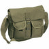 Front view of Rothco Rugged Canvas Shoulder Bag, shown on plain studio background