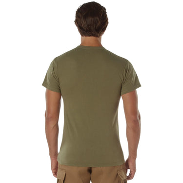 Side angle of Rothco Vintage AMRY T-Shirt, premium product view, showing product detail