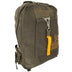 Back view of Rothco Vintage Canvas Flight Bag, with additional view from another angle