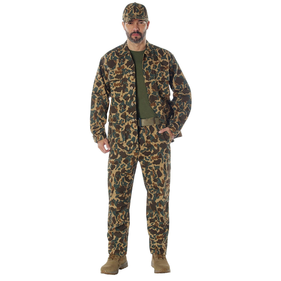 Rothco X Bear Archery Fred Bear Camo BDU Shirt - Legendary USA