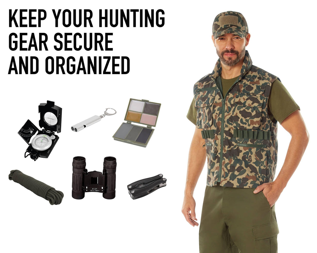 Rothco X Bear Archery Fred Bear Camo Ranger Vest – Legendary USA