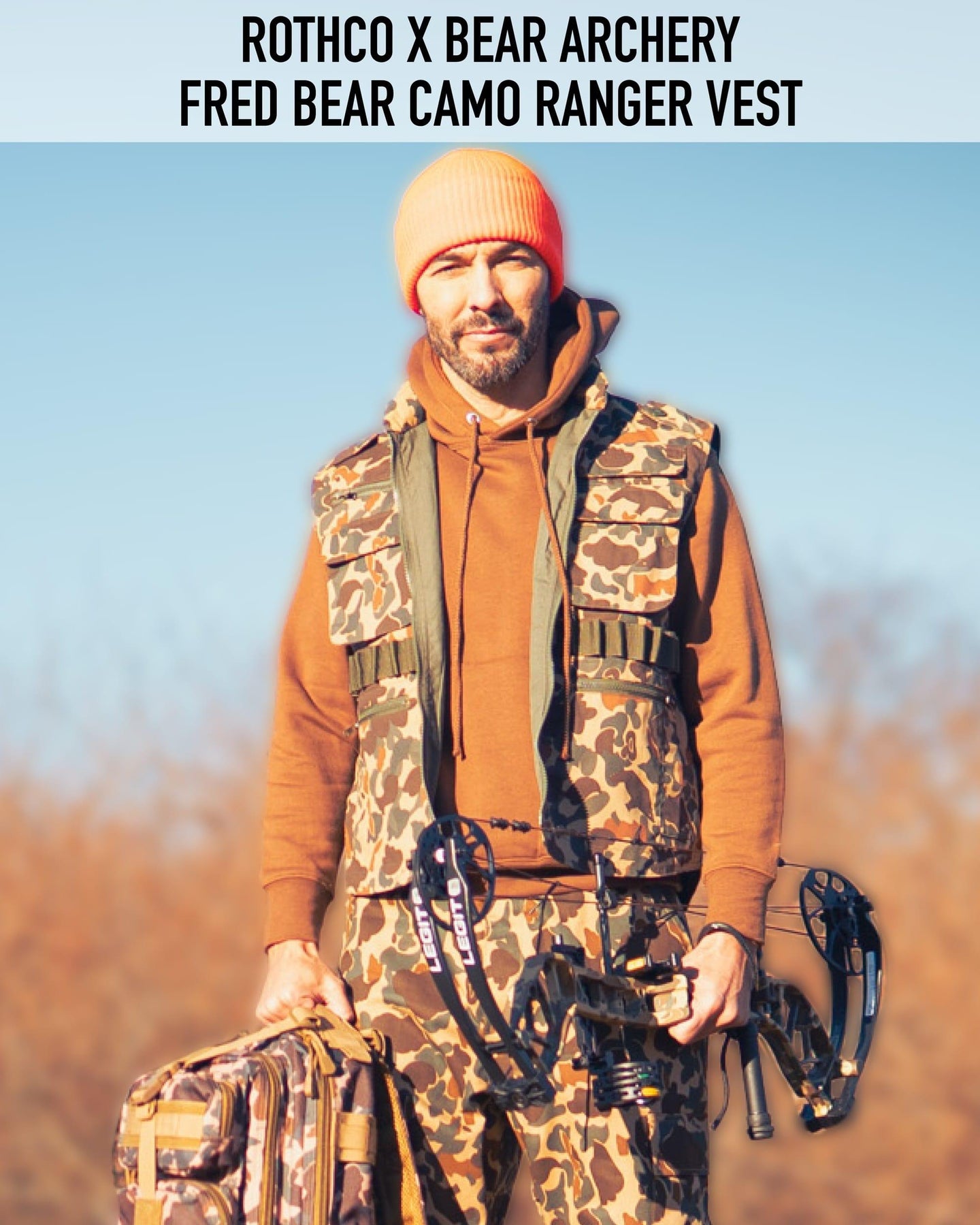 Rothco X Bear Archery Fred Bear Camo Ranger Vest – Legendary USA
