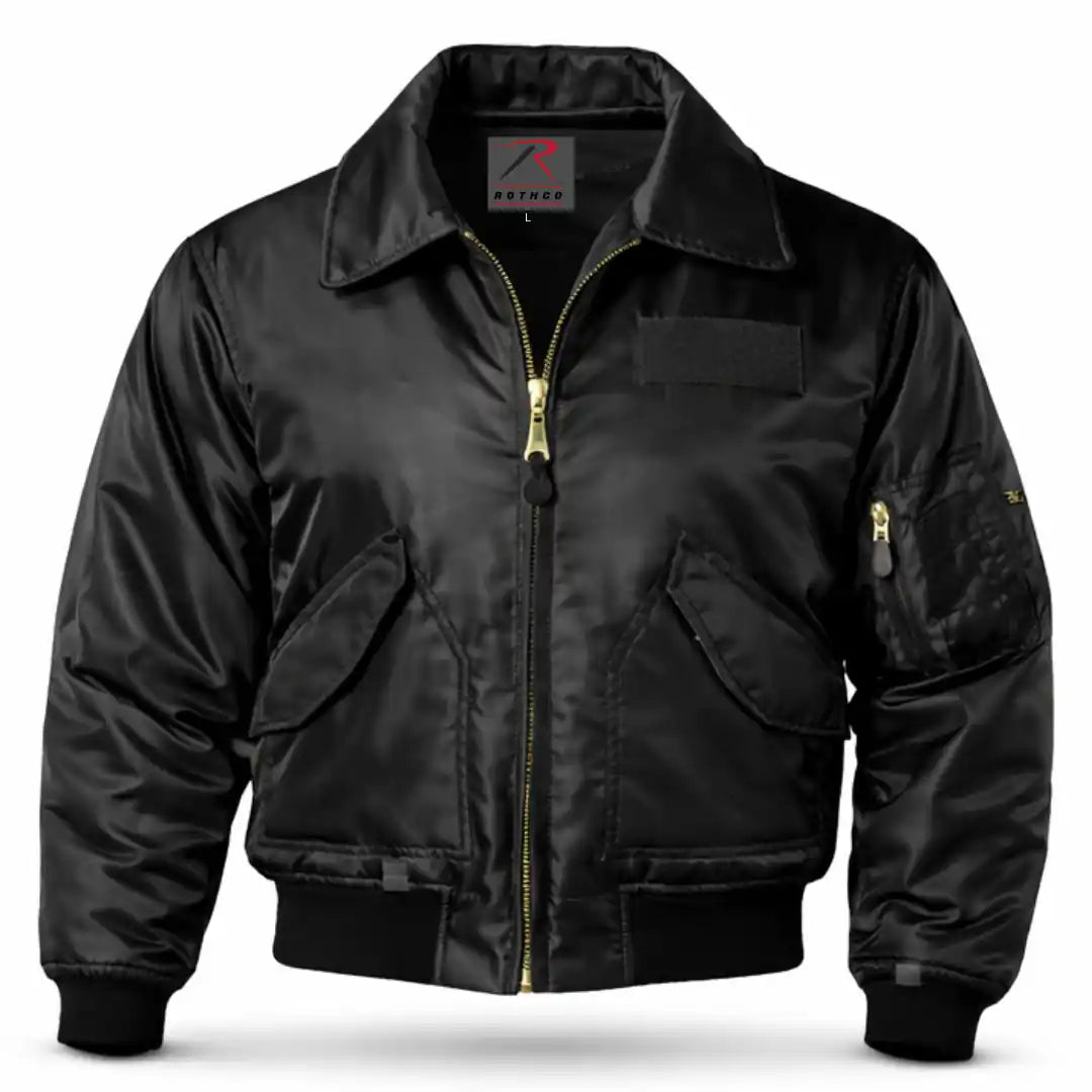 Main product view of Rothco Mens CWU-45P Nylon Flight Jacket, shown on plain studio background