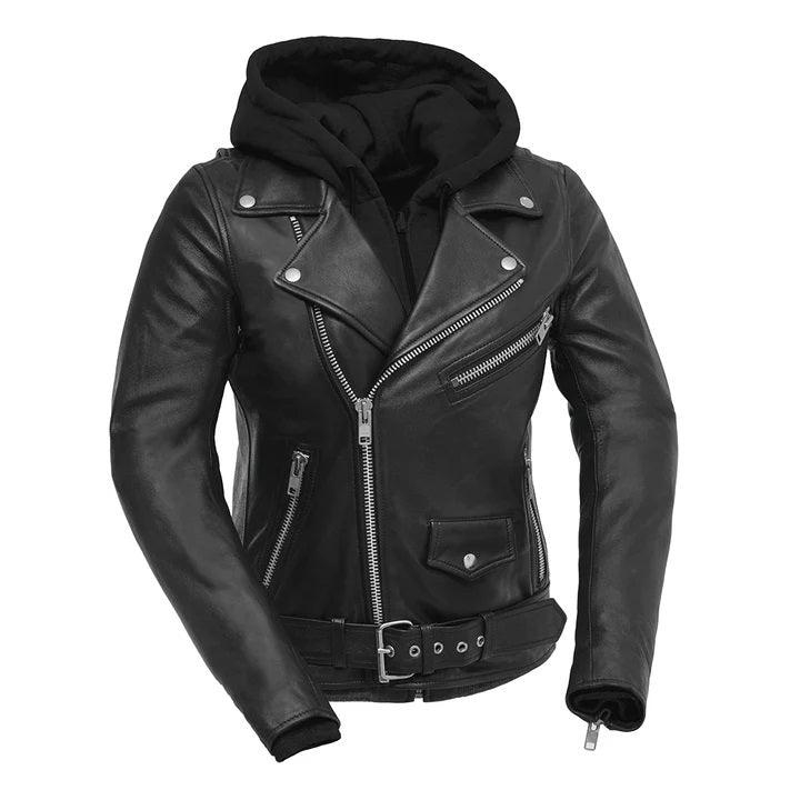 Ryman - Women's Motorcycle Leather Jacket - Legendary USA