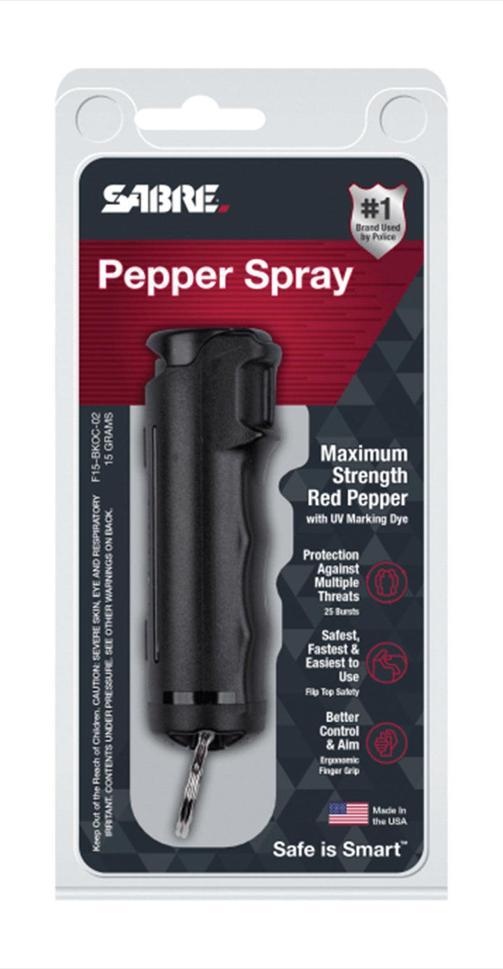 Sabre Pepper Gel With Flip Top & UV Marking Dye - Legendary USA