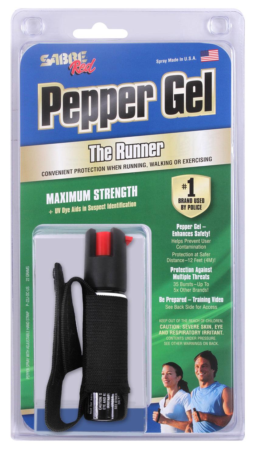 Sabre Pepper Spray Gel Jogger - Special Formula P-22J-OC-US - Legendary USA