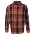 Schott Men's Plaid Cotton Flannel Shirt Rust - Legendary USA