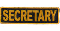 Secretary Patch 3.5 Inch Yellow
