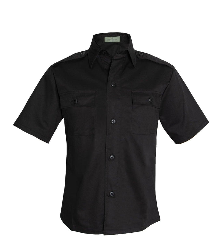 Short Sleeve Tactical Shirt - Black by Rothco - Legendary USA