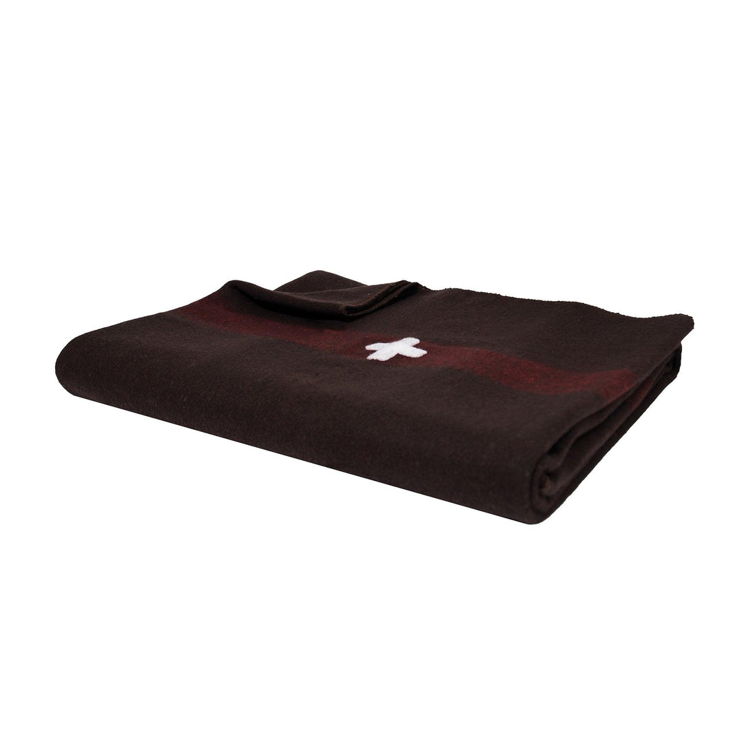 Swiss Army Wool Blanket With Cross by Rothco - Legendary USA