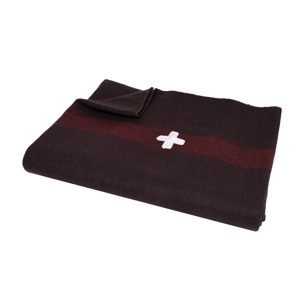 Swiss Army Wool Blanket With Cross by Rothco - Legendary USA