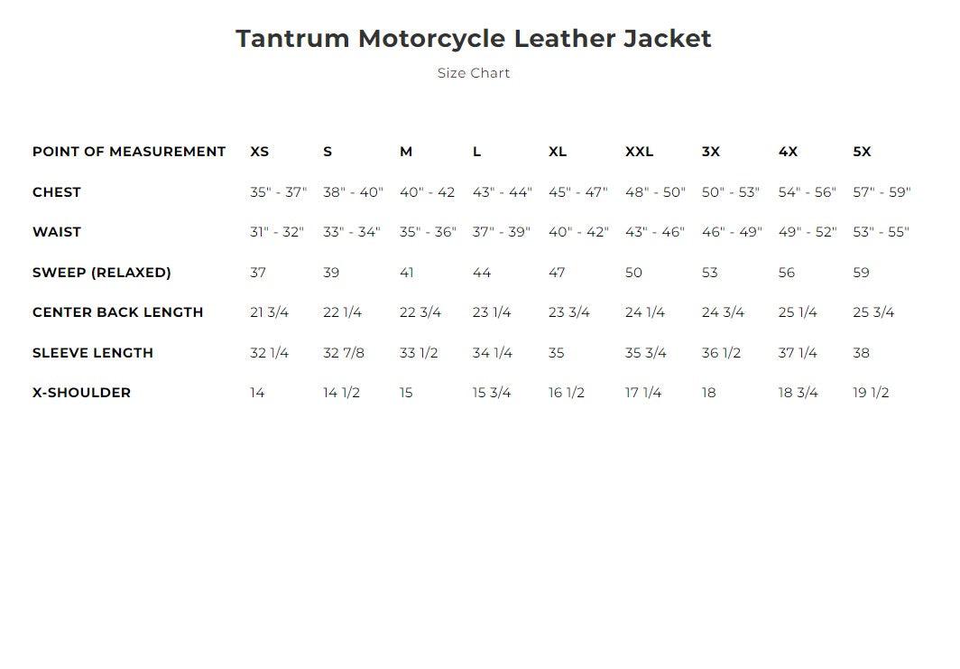 Tantrum Motorcycle Leather Jacket by First MFG - Legendary USA