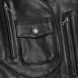 Road Warrior Jacket Z21U018 - Collar Detail